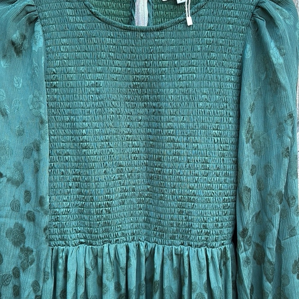 Baltic Born Dark Green Long Sleeve Dress - Picture 9 of 14